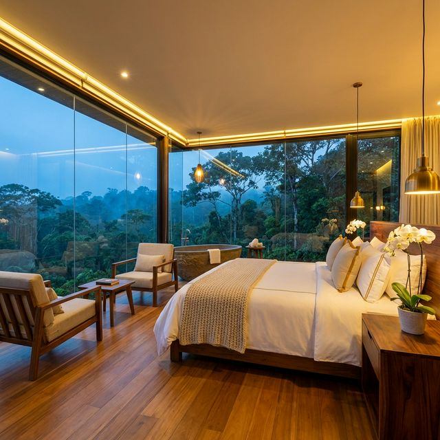 Interior de lujo del Hotel El Bosque